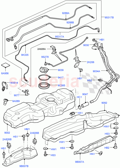 Part Diagram for Land Rover LR014156