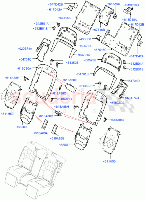Part Diagram for Land Rover LR111256