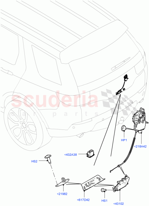 Part Diagram for Land Rover LR090185