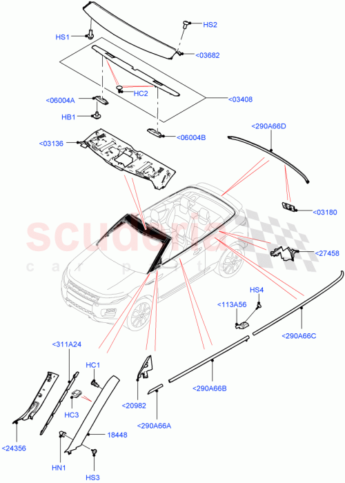 Part Diagram for Land Rover LR093098