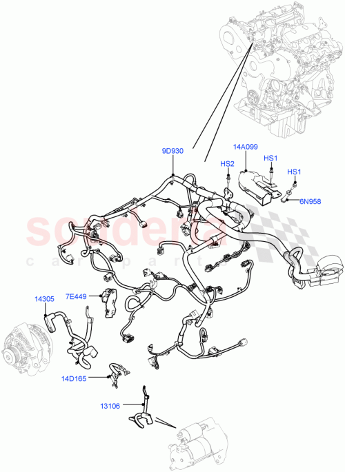 Part Diagram for Land Rover LR062488