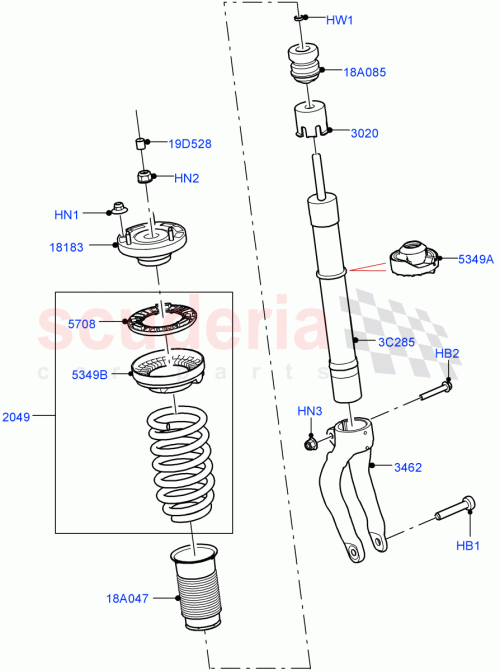 Part Diagram for Land Rover LR156312