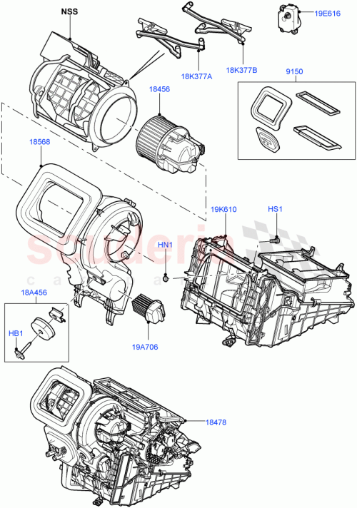 Part Diagram for Land Rover LR149812