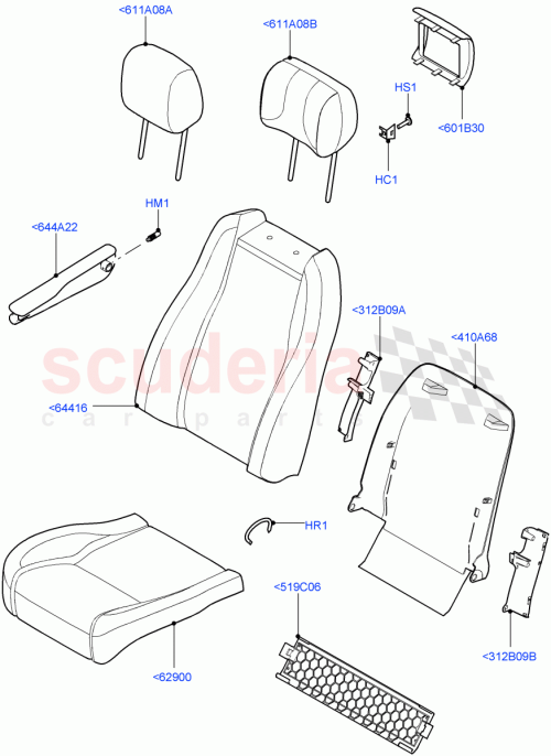 Part Diagram for Land Rover LR055733