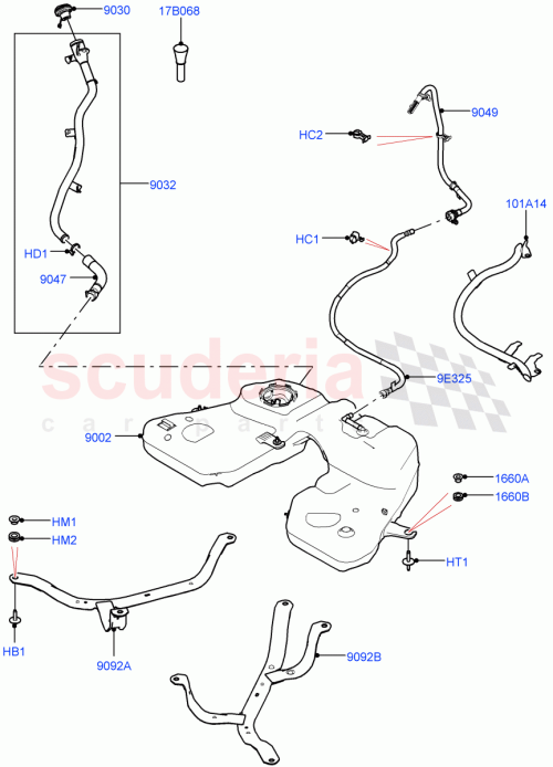 Part Diagram for Land Rover LR152380