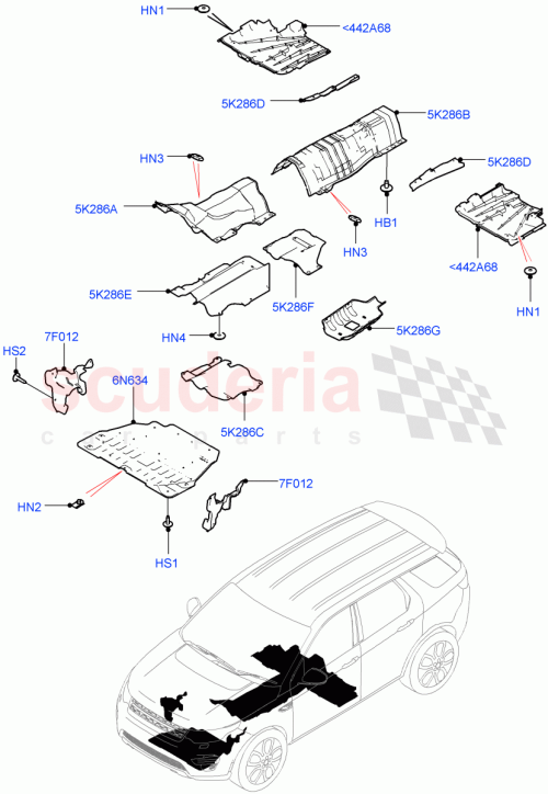 Part Diagram for Land Rover LR065120