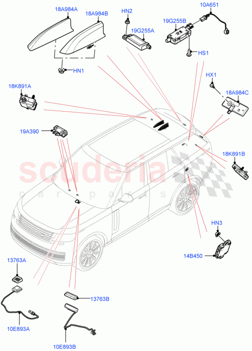 Part Diagram for Land Rover LR151872