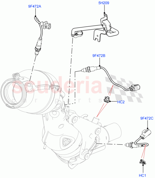 Part Diagram for Land Rover LR105078