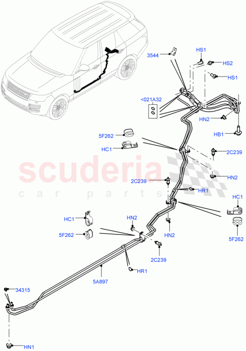 Part Diagram for Land Rover LR124865