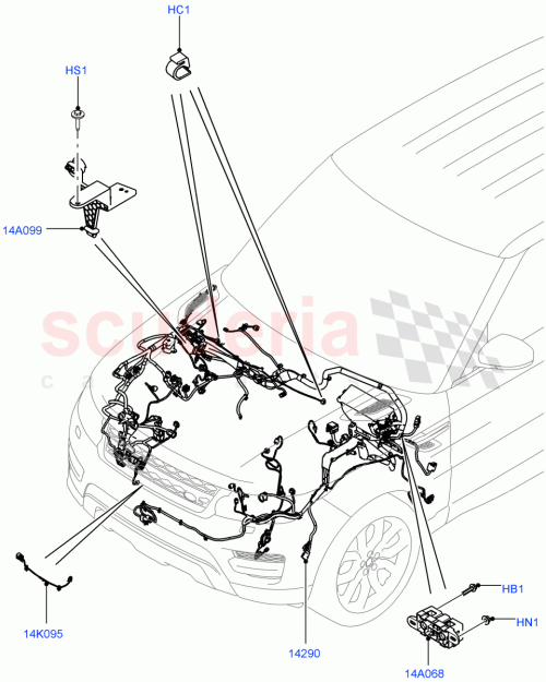 Part Diagram for Land Rover LR065669
