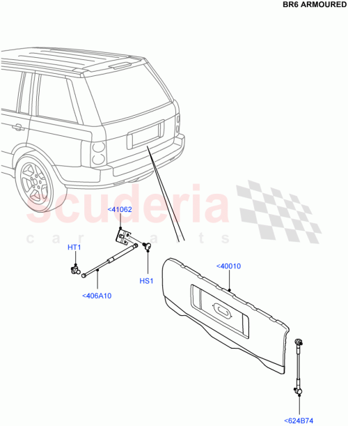 Part Diagram for Land Rover BMD760070
