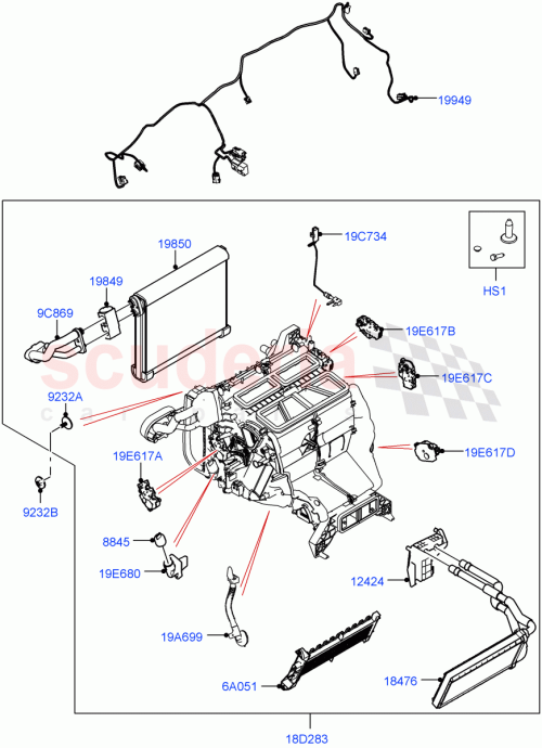 Part Diagram for Land Rover LR143143