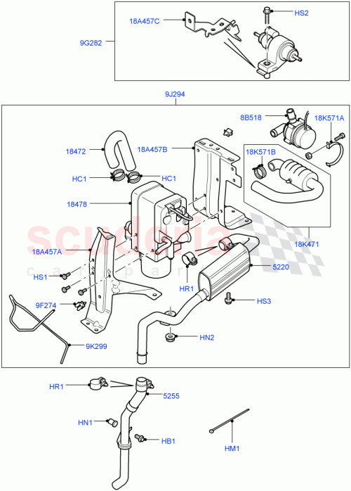 Part Diagram for Land Rover FN106041