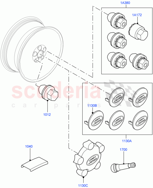 Part Diagram for Land Rover LR137855