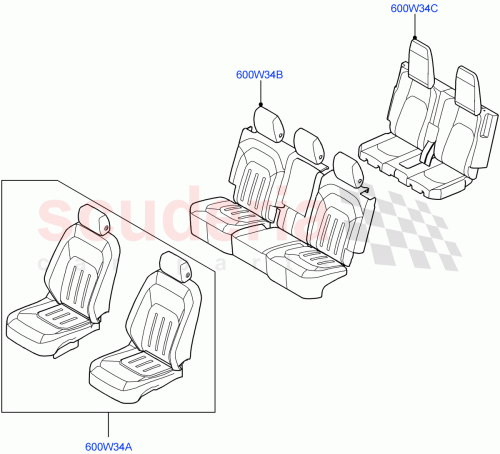 Part Diagram for Land Rover VPLES0562