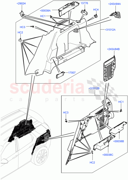 Part Diagram for Land Rover LR073618