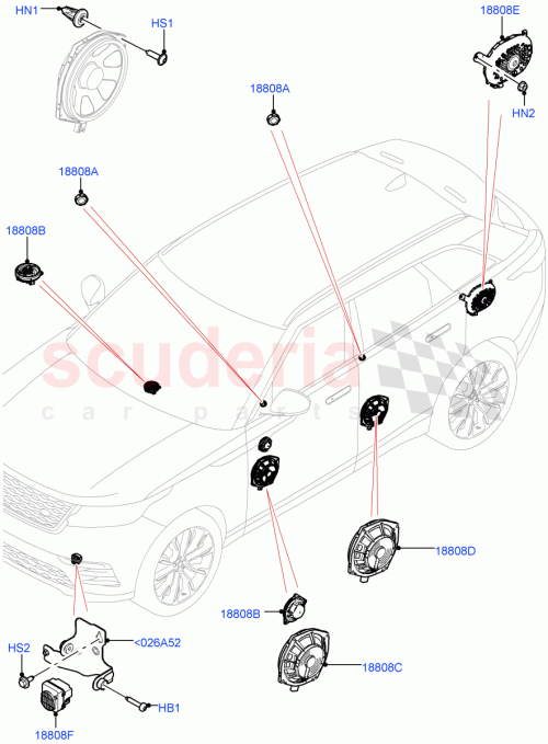 Part Diagram for Land Rover LR091169