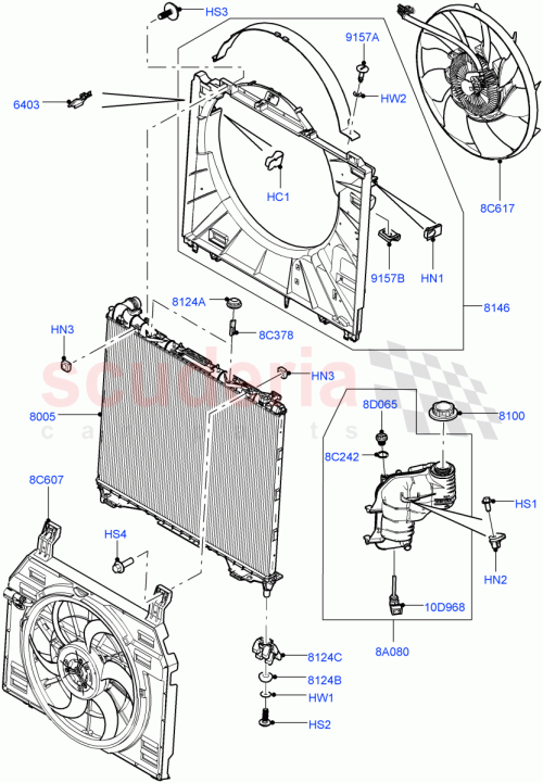Part Diagram for Land Rover LR039009