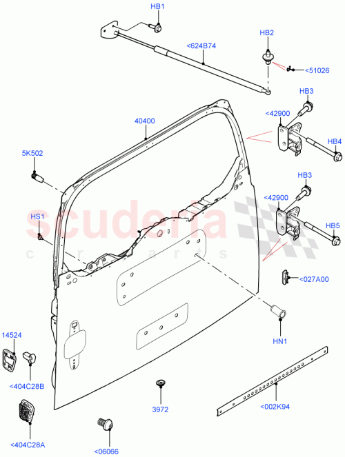 Part Diagram for Land Rover LR170199