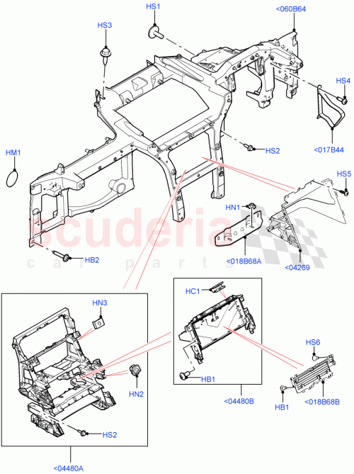 Part Diagram for Land Rover LR140657