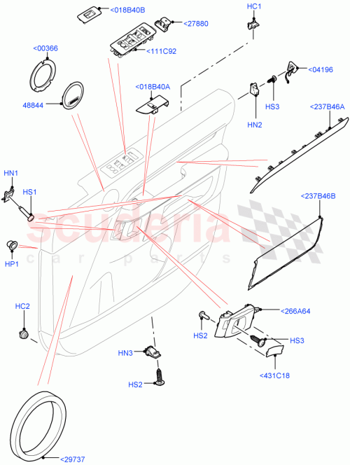 Part Diagram for Land Rover LR082412