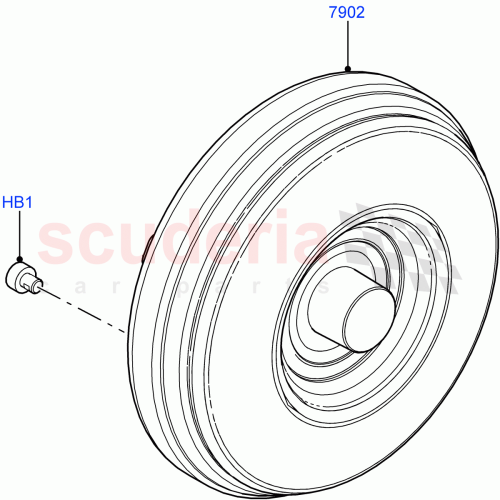 Part Diagram for Land Rover LR001361
