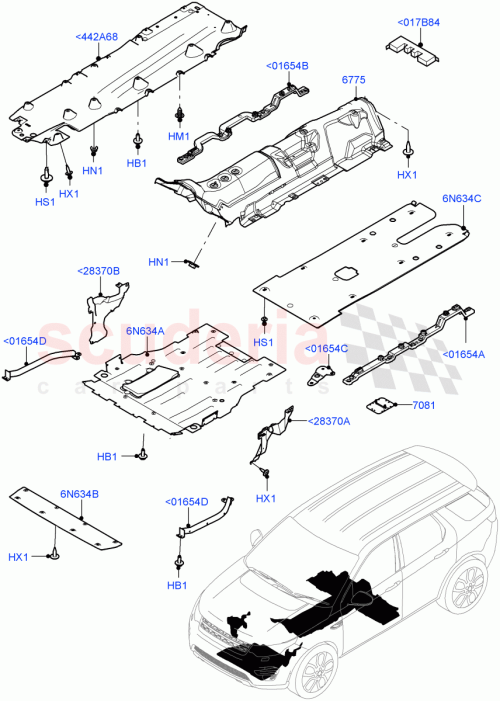 Part Diagram for Land Rover LR139116