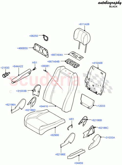 Part Diagram for Land Rover LR116546