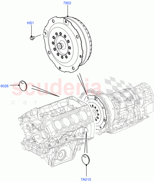 Part Diagram for Land Rover LR017283