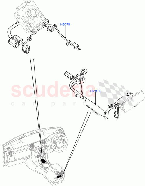 Part Diagram for Land Rover LR055233