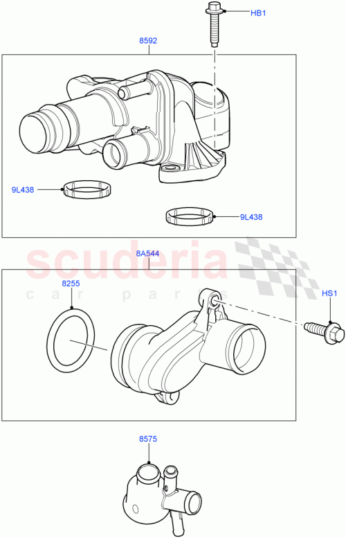 Part Diagram for Land Rover LR009562