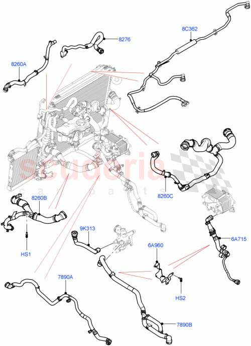 Part Diagram for Land Rover LR140849