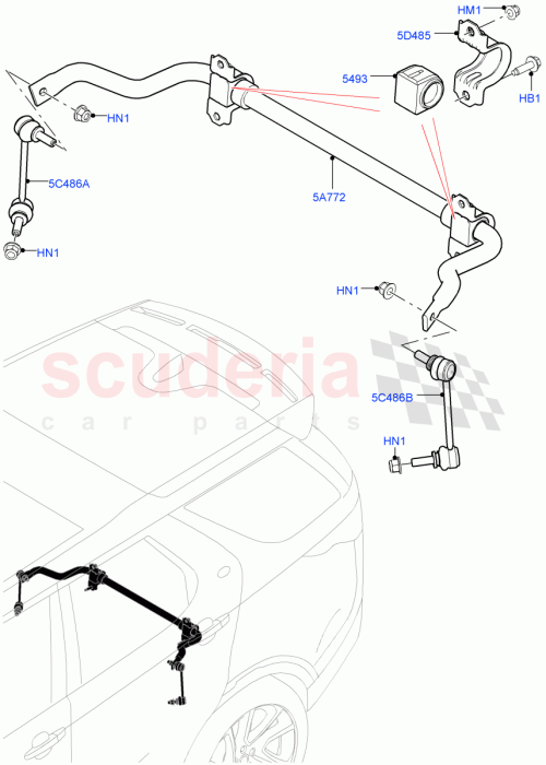 Part Diagram for Land Rover LR081556