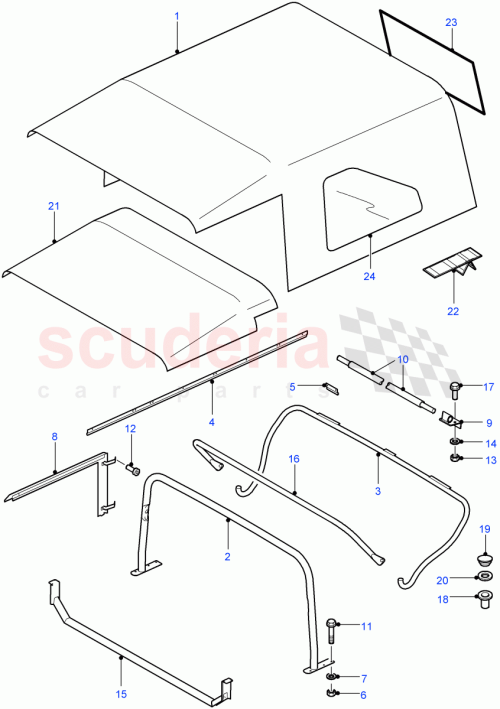 Part Diagram for Land Rover LR010648