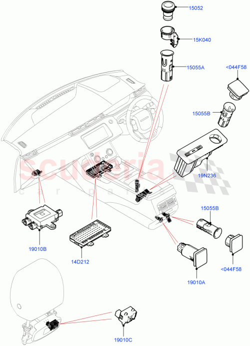 Part Diagram for Land Rover LR139734