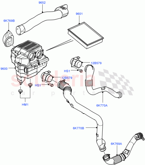 Part Diagram for Land Rover LR031489