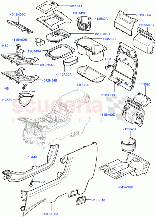 Part Diagram for Land Rover LR013423
