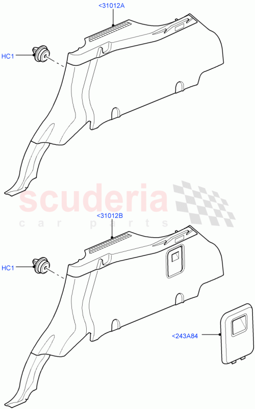 Part Diagram for Land Rover ESJ501430SMS