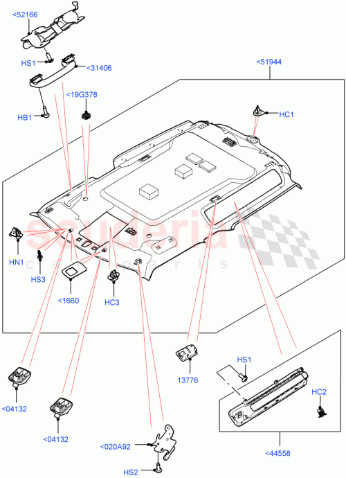 Part Diagram for Land Rover LR159509
