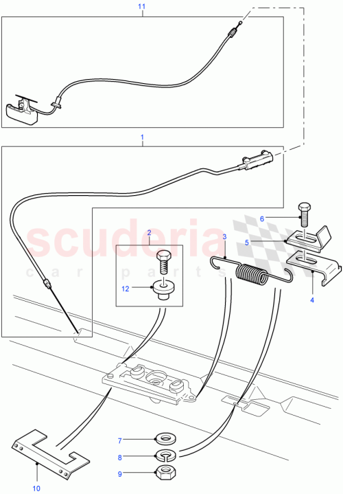 Part Diagram for Land Rover FSE500080