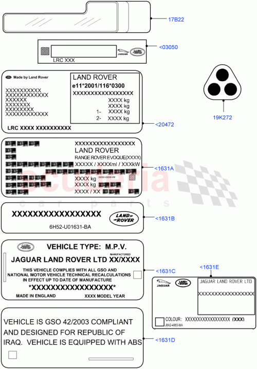 Part Diagram for Land Rover LR064598