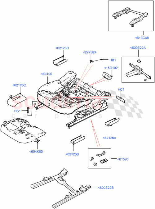 Part Diagram for Land Rover LR106348