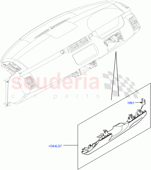 Part Diagram for Land Rover LR100297