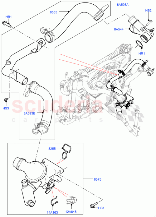 Part Diagram for Land Rover LR081665