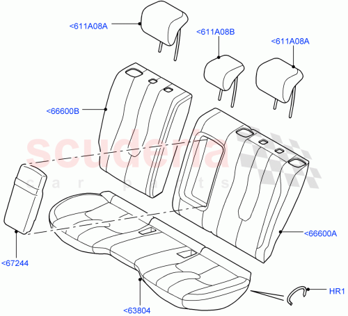 Part Diagram for Land Rover LR080107