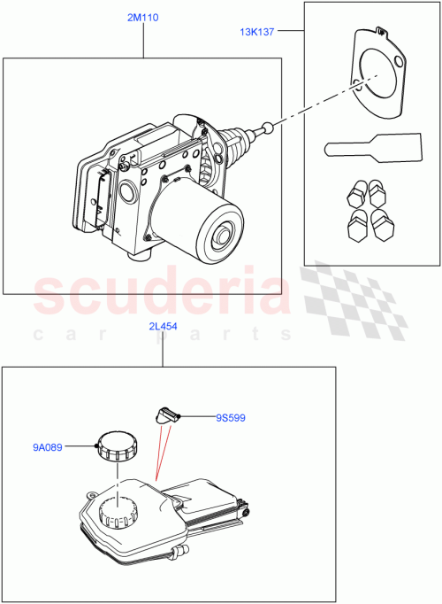 Part Diagram for Land Rover LR134991