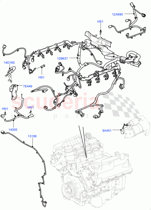 Part Diagram for Land Rover LR068407