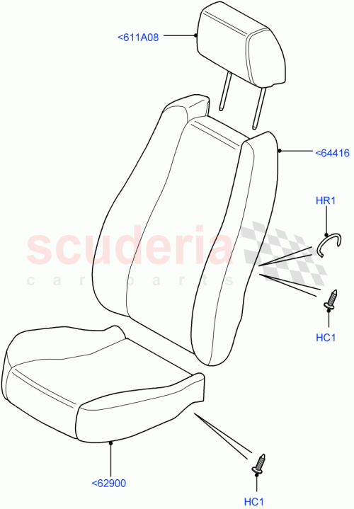 Part Diagram for Land Rover LR045676