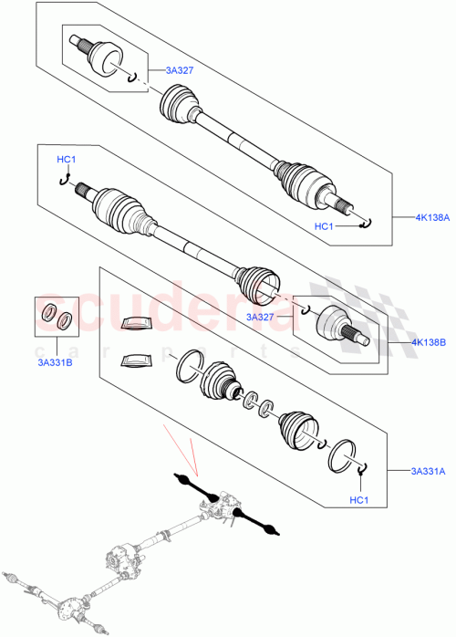 Part Diagram for Land Rover LR156320
