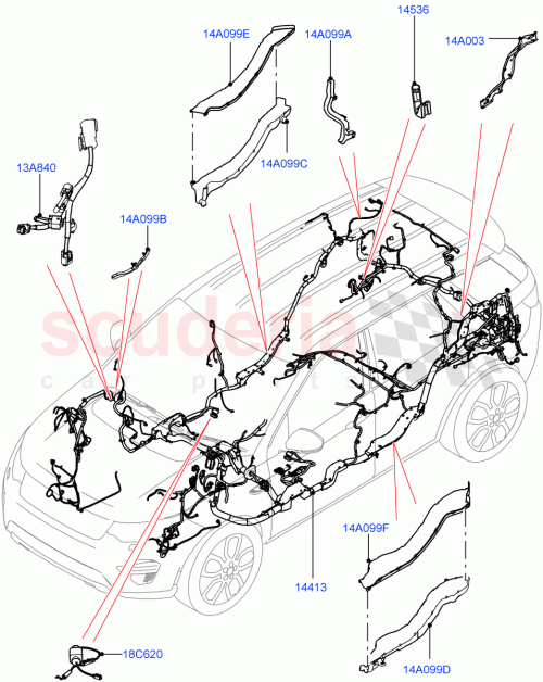 Part Diagram for Land Rover LR139295